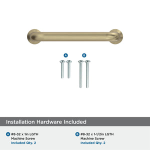 Amerock BP37380BBZ Golden Champagne Cabinet Pull 3 in (76 mm) Center-to-Center Cabinet Handle Factor Drawer Pull Kitchen Cabinet Handle Furniture Hardware