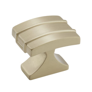 Amerock Cabinet Knob Golden Champagne 1-1/4 inch (32 mm) Length Davenport 1 Pack Drawer Knob Cabinet Hardware