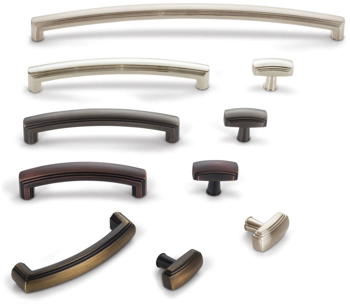 Jeffrey Alexander 519-96DBAC 96 mm Center-to-Center Brushed Oil Rubbed Bronze Delgado Cabinet Pull