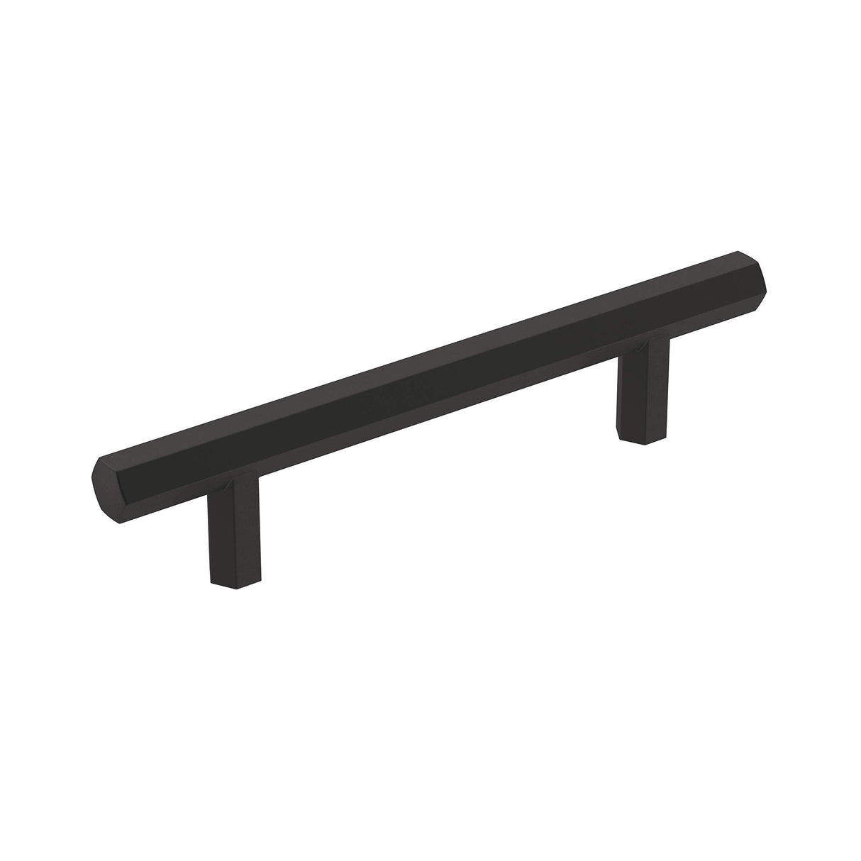 Amerock Cabinet Pull Matte Black 3-3/4 inch (96 mm) Center-to-Center Caliber 1 Pack Drawer Pull Cabinet Handle Cabinet Hardware