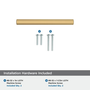 Amerock BP37365CZ Champagne Bronze Cabinet Pull 3 in (76 mm) Center-to-Center Cabinet Handle Caliber Drawer Pull Kitchen Cabinet Handle Furniture Hardware