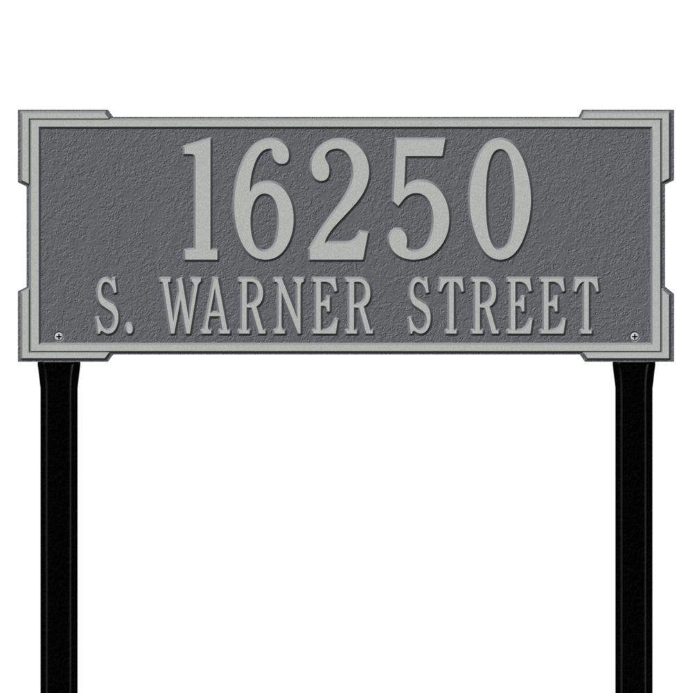 Whitehall 1122PS - Personalized Roanoke Plaque - Estate -Lawn - 2 Line