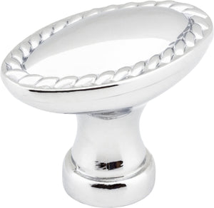 Elements Z115L-DBAC 1-3/8" Overall Length Brushed Oil Rubbed Bronze Oval Rope Detailed Lindos Cabinet Knob