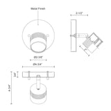Kuzco TR10006-BN LED SNG TRACK 400LM 5W 3000K BN