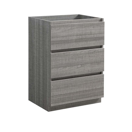 Fresca FCB9324GR Fresca Lazzaro 24" Gray Free Standing Modern Bathroom Cabinet