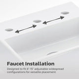 Pfister Vedra 2-Handle 8" Widespread Bathroom Faucet With Push & Seal™ LF-049-VEDGS