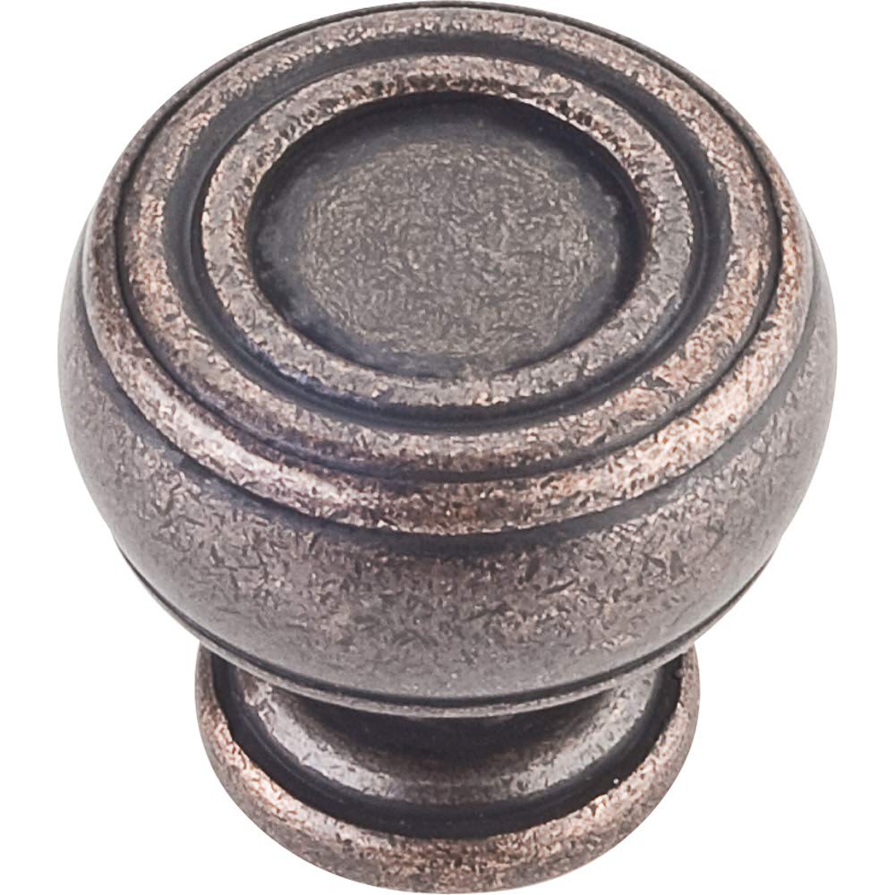 Jeffrey Alexander 127DMAC 1-3/16" Diameter Distressed Oil Rubbed Bronze Barrel Bremen 2 Cabinet Knob