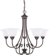 Capital Lighting 3226BZ-220 Hometown 5 Light Chandelier Bronze