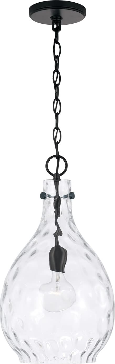 Capital Lighting 349012MB Brentwood 1 Light Pendant Matte Black