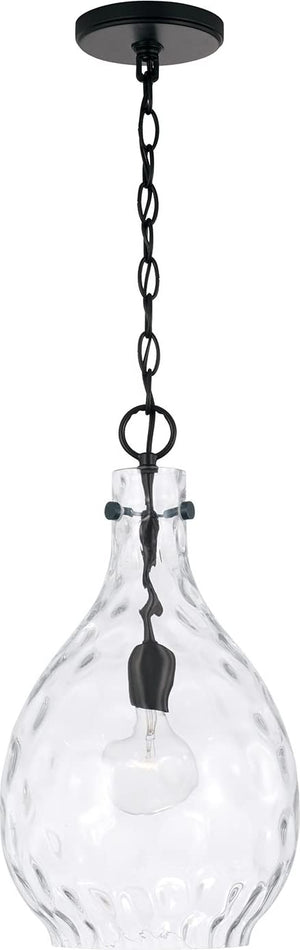 Capital Lighting 349012MB Brentwood 1 Light Pendant Matte Black