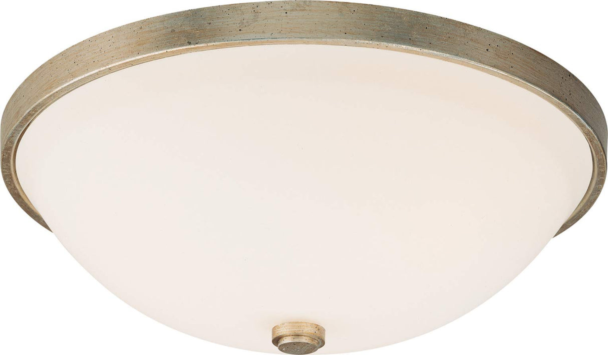 Capital Lighting 2323WG-SW Perkins 2 Light Flush Mount Winter Gold