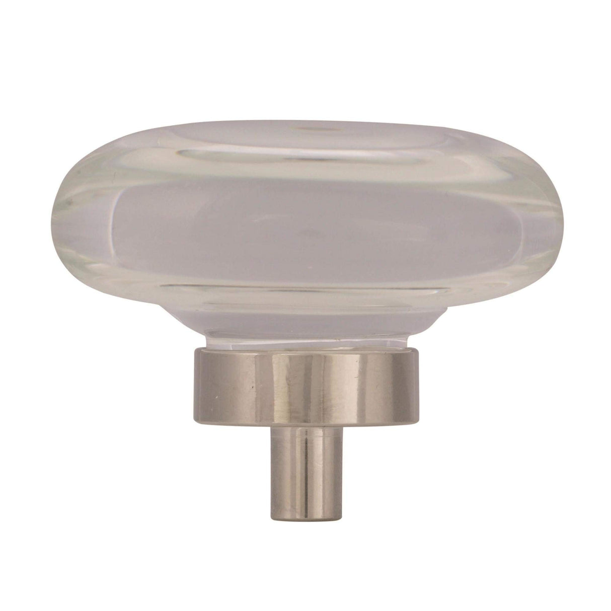 Amerock Cabinet Knob Clear/Golden Champagne 1-3/4 inch (44 mm) Diameter Glacio 1 Pack Drawer Knob Cabinet Hardware