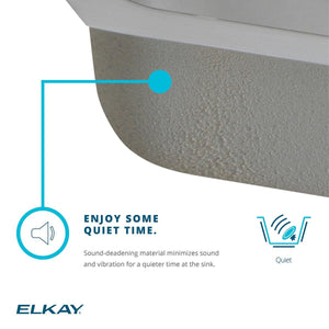 Elkay EFU321910 Avado Double Bowl Undermount Stainless Steel Sink
