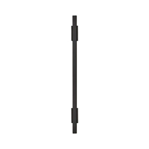 Amerock Cabinet Pull Matte Black/Matte Black 6-5/16 inch (160 mm) Center to Center Urbanite 1 Pack Drawer Pull Drawer Handle Cabinet Hardware