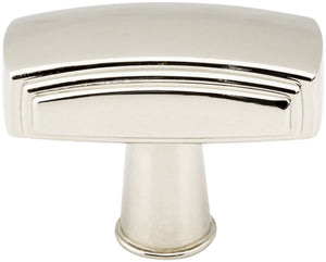 Jeffrey Alexander 519SN 1-9/16" Overall Length Satin Nickel Rectangle Delgado Cabinet Knob