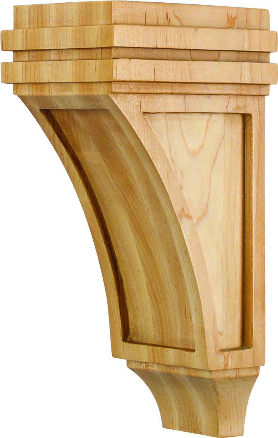 Hardware Resources COR22-1MP 4" W x 5" D x 10" H Maple Mission Corbel