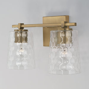 Capital Lighting 143521PN-517 Burke 2 Light Vanity Polished Nickel