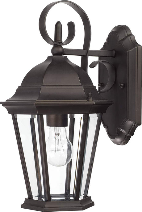 Capital Lighting 9726OB Carriage House 1 Light Outdoor Wall Lantern Old Bronze