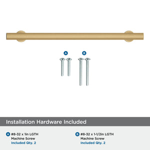 Amerock Corp BP37108CZ Everett Pull, 8-13/16 in (224 mm) Center-to-Center, Champagne Bronze