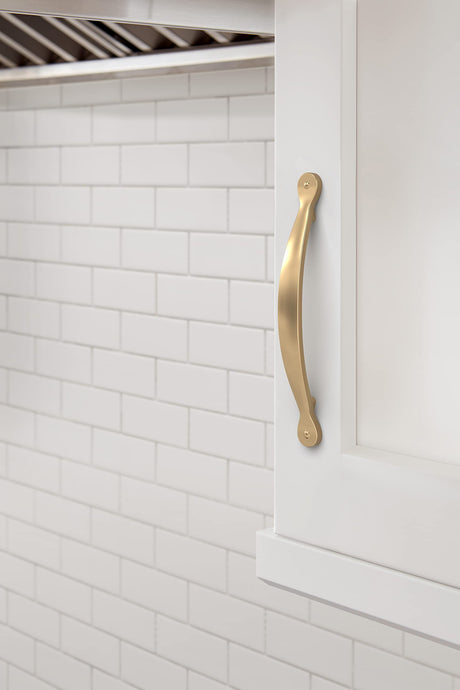 Amerock Cabinet Pull Champagne Bronze 5-1/16 in (128 mm) Center-to-Center Drawer Pull Inspirations Kitchen and Bath Hardware Furniture Hardware