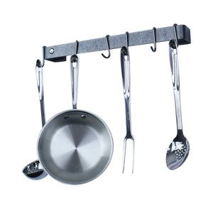Enclume WR0 HS 18" Classic Wall Rack Utensil Bar w/ 6 Hooks HS
