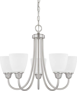 Capital Lighting 415151BN-337 Trenton 5 Light Chandelier Brushed Nickel