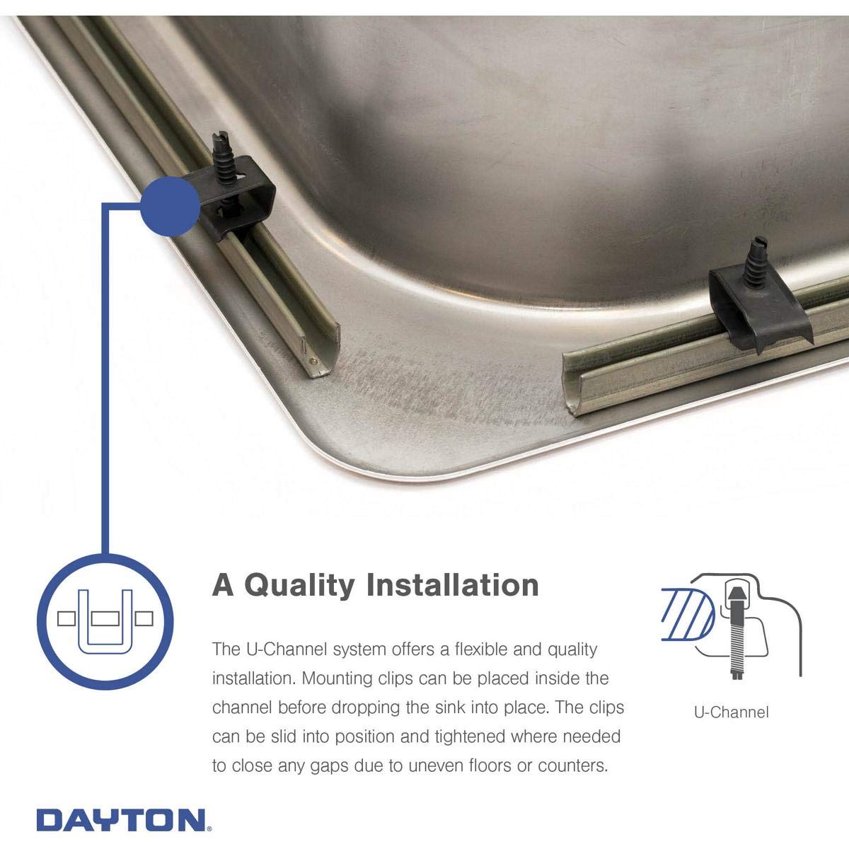 Elkay DXR33223 Dayton Equal Double Bowl Drop-in Stainless Steel Sink