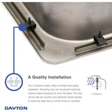 Elkay DXR33223 Dayton Equal Double Bowl Drop-in Stainless Steel Sink