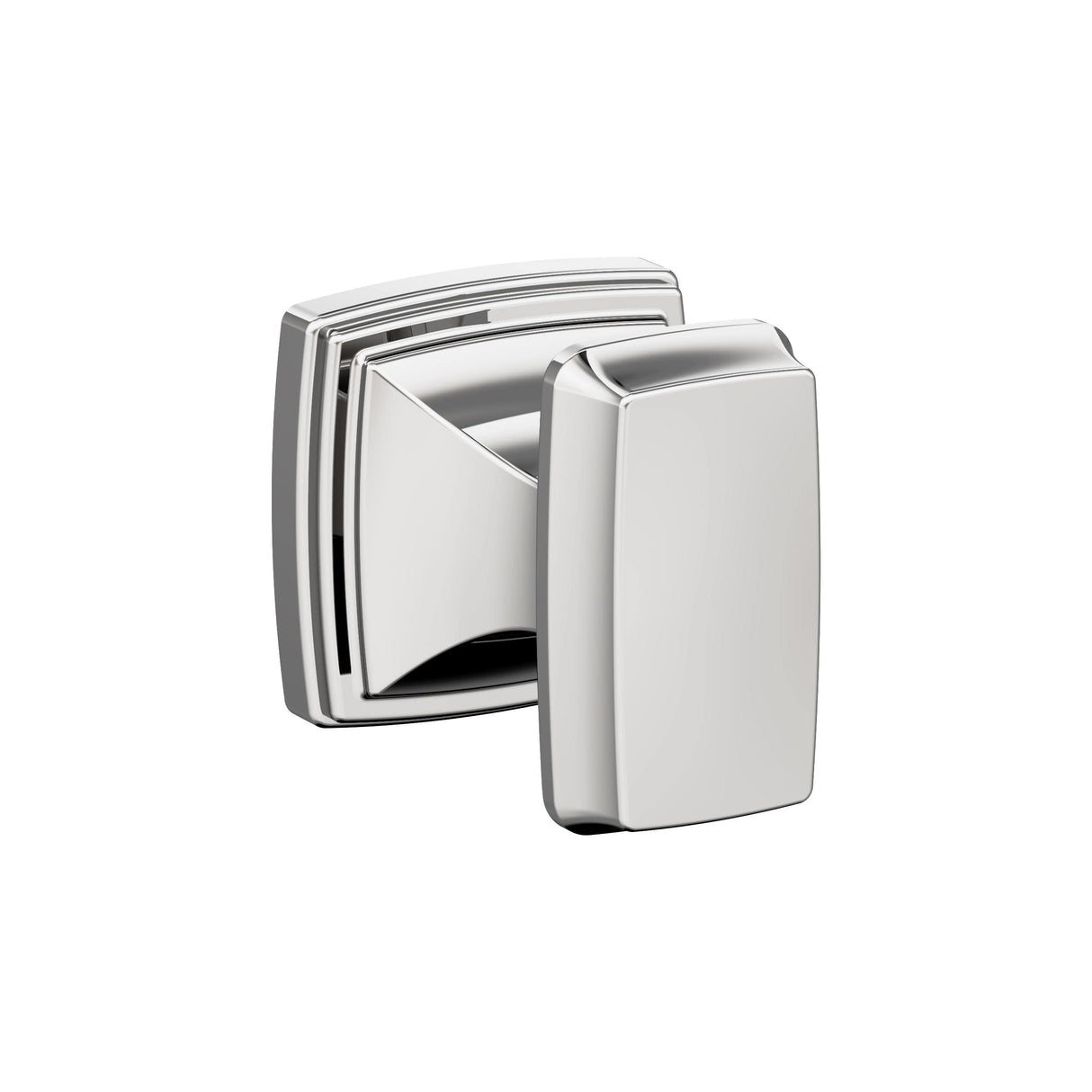 Amerock BH3603026 Chrome Single Robe Hook 2-1/8 in. (54 mm) Length Towel Holder Revitalize Towel Hook for Bathroom Bathroom Hardware Bath Accessories