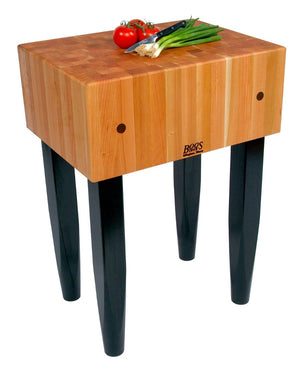 John Boos RN-LB3024 Butcher Block in Cherry End Grain Top (30 in. x 24 in.)