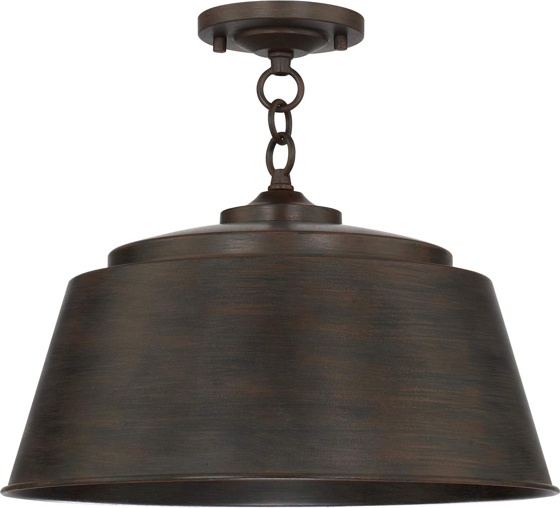 Capital Lighting 229111NG Tybee 1 Light Pendant Nordic Grey