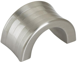 Amerock Cabinet Finger Pull Satin Nickel 1-1/4 inch (32 mm) Center to Center Concentric 1 Pack Drawer Pull Drawer Handle Cabinet Hardware