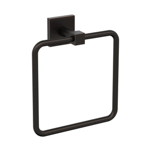 Amerock BH36072ORB Oil Rubbed Bronze Towel Ring 7-1/16 in (179 mm) Length Towel Holder Appoint Hand Towel Holder for Bathroom Wall Small Kitchen Towel Holder Bath Accessories