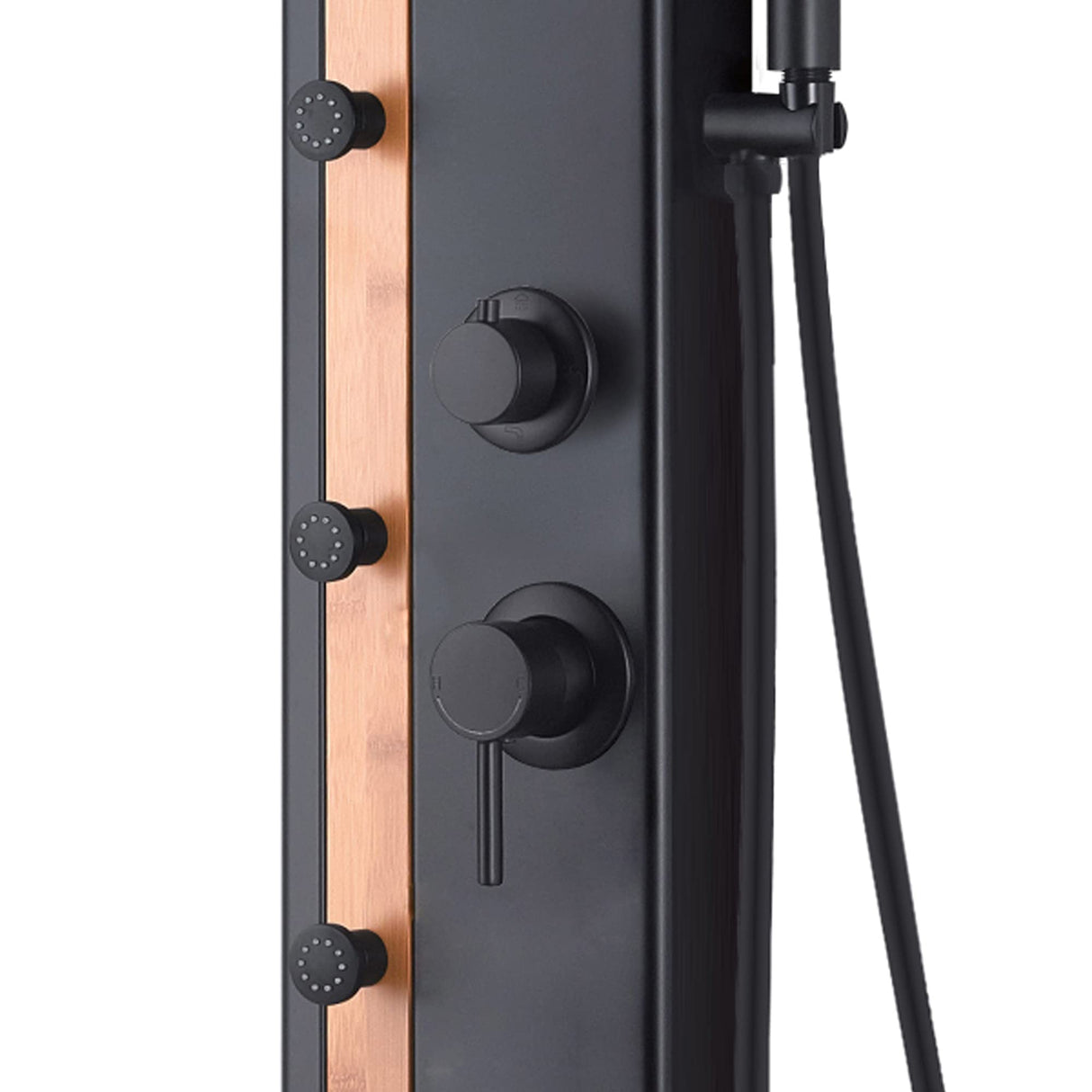 PULSE ShowerSpas 1060MB-BA-1.8GPM Eclipse Matte Black ShowerSpa