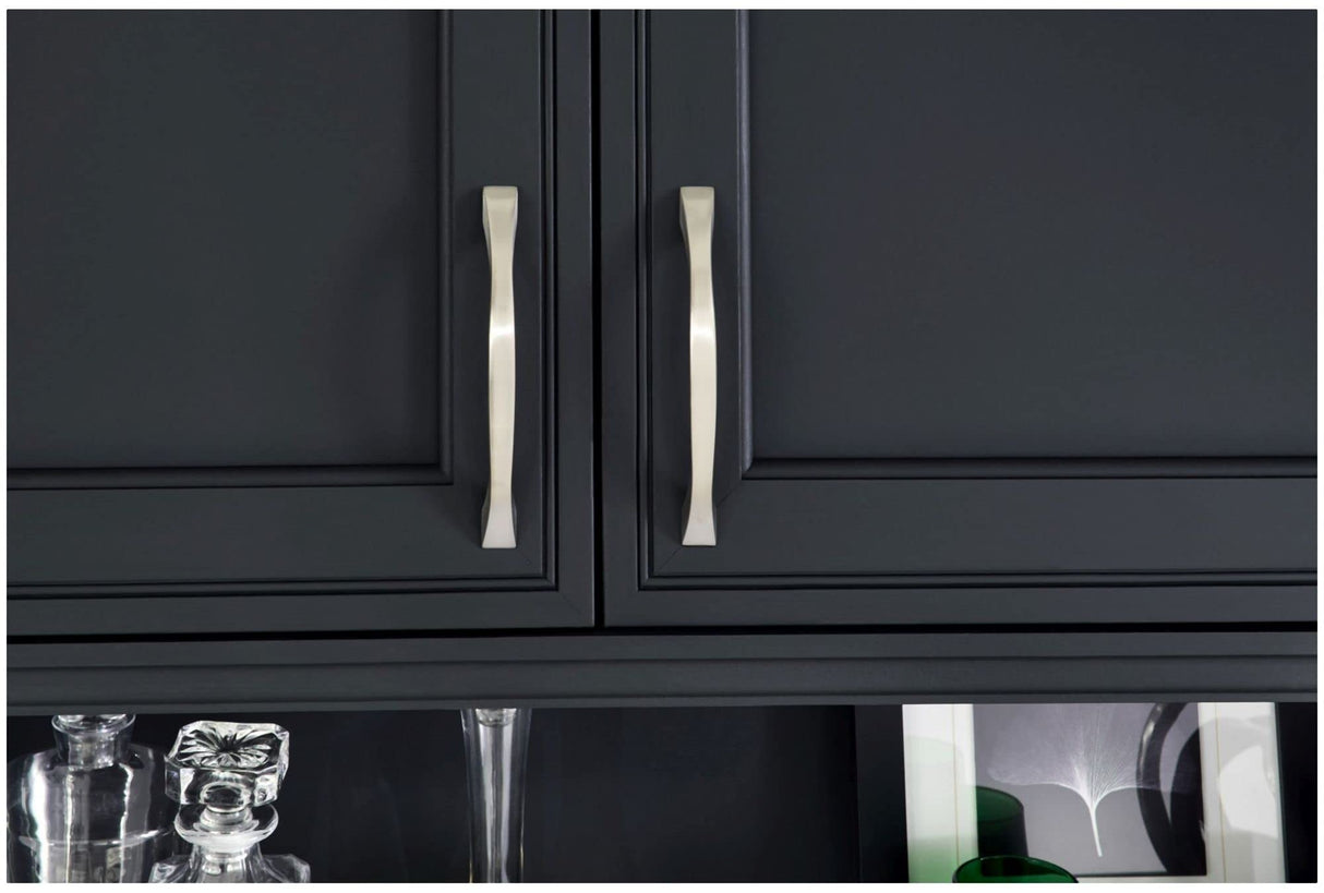 Jeffrey Alexander 767-160MB 160 mm Center-to-Center Matte Black Flared Philip Cabinet Pull