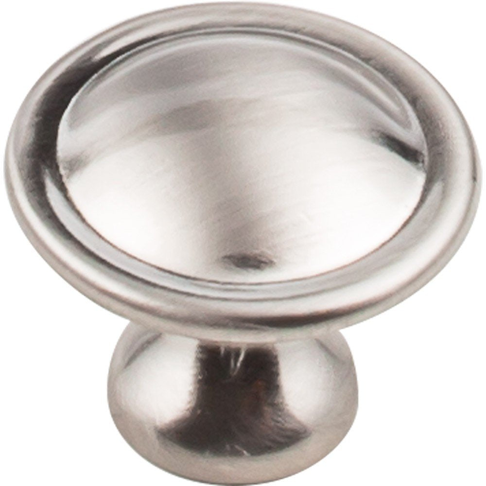 Elements 647SN 1-1/8" Diameter Satin Nickel Button Watervale Cabinet Mushroom Knob