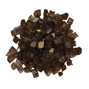 Amantii AMSF-GLASS-02 1/2" Light Brown Reflective Fireglass - 5lbs