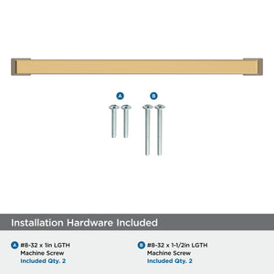 Amerock BP55282CZ Champagne Bronze Cabinet Pull 8 in (203 mm) Center-to-Center Cabinet Handle Blackrock Drawer Pull Kitchen Cabinet Handle Furniture Hardware