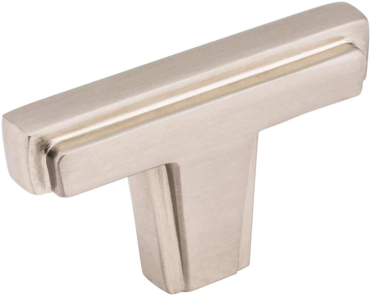 Jeffrey Alexander 259SN 2" Satin Nickel Lexa Cabinet "T" Knob