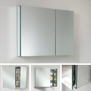 Fresca FMC8090 Fresca 30" Wide x 26" Tall Bathroom Medicine Cabinet w/ Mirrors