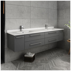 Fresca FCB6172WH-UNS-D-CWH-U