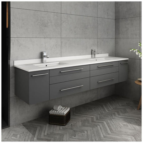 Fresca FCB6172WH-UNS-D-CWH-U