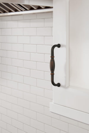 Amerock Cabinet Pull Oil Rubbed Bronze 5-1/16 inch (128 mm) Center to Center Granby 1 Pack Drawer Pull Drawer Handle Cabinet Hardware