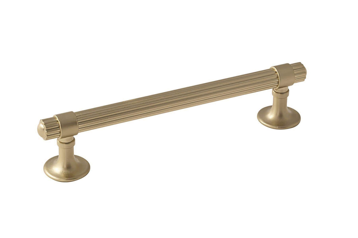 Amerock Cabinet Pull Golden Champagne 5-1/16 inch (128 mm) Center to Center Sea Grass 1 Pack Drawer Pull Drawer Handle Cabinet Hardware