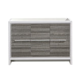 Fresca FCB8148HA-D Fresca Allier Rio 48" Ash Gray Double Sink Modern Bathroom Cabinet