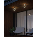 Kuzco EC64810-BK PARC 10" EXTERIOR CEILING BLACK 7W 120VAC WITH LED DRIVER 3000K 90CRI