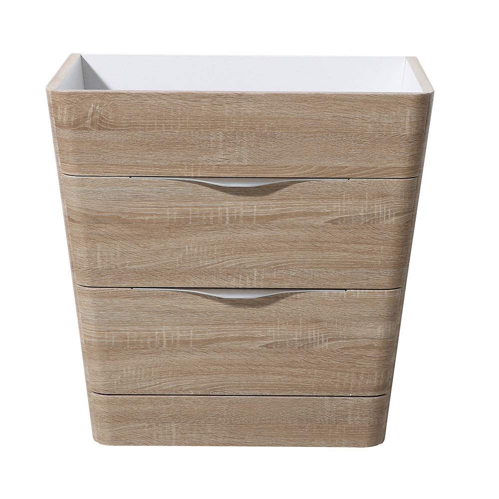 Fresca FCB8532WK Fresca Milano 32" White Oak Modern Bathroom Cabinet