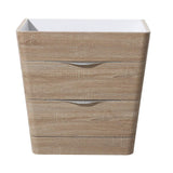 Fresca FCB8532WK Fresca Milano 32" White Oak Modern Bathroom Cabinet