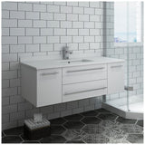 Fresca FCB6148WH-UNS-CWH-U Cabinet with Undermount Sink