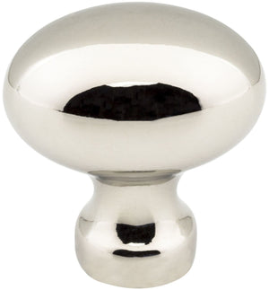 Jeffrey Alexander 3990-SN 1-3/16" Overall Length Satin Nickel Football Bordeaux Cabinet Knob